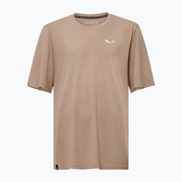 Men's Salewa Eagle Sunset Loose quicksand T-shirt