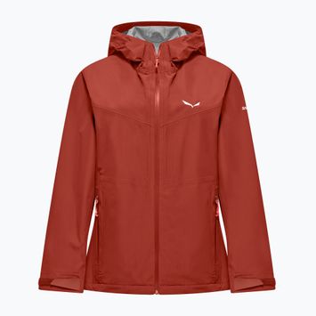 Women's rain jacket Salewa Puez Aqua 4 PTX 2.5L etruscan red
