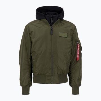 Alpha Industries MA-1 D-Tec men's jacket dark green / black