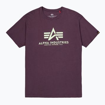 Alpha Industries men's Basic plum t-shirt