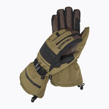 Reusch Isidro GTX ski gloves burnt olive/dark brown