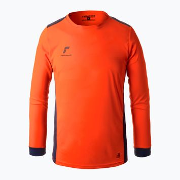 Goalkeeper's longsleeve Reusch Match Longsleeve Padded Junior shocking orange/blue