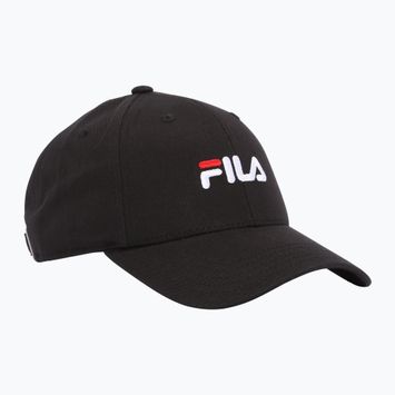 FILA Brasov 6 Panel With Linear Logo black baseball cap