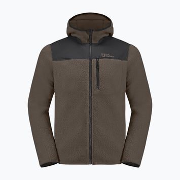 Jack Wolfskin men's fleece jacket Kammweg Pile Fz cold coffee