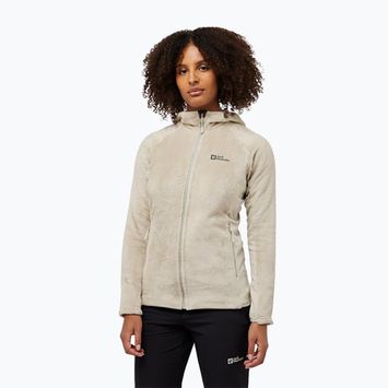 Jack Wolfskin women's fleece sweatshirt Rotwand Hooded Fz seal