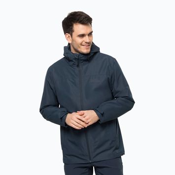 Jack Wolfskin men's 3-in-1 jacket Taubenberg navy blue 1115311_1010_006