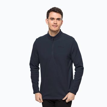 Jack Wolfskin men's Taunus HZ fleece sweatshirt navy blue 1709522_1010_002