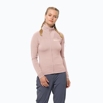 Jack Wolfskin women's trekking sweatshirt Prelight FZ pink 1710981
