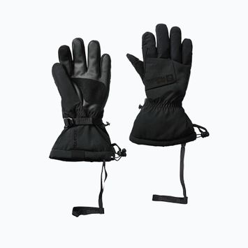 Jack Wolfskin trekking gloves Big White black