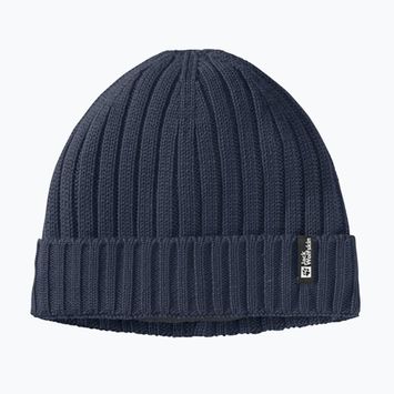 Jack Wolfskin Rib Knit winter beanie night blue