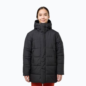 Jack Wolfskin Teen Ins Long granite black children's insulated jacket