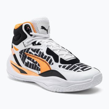 Men's basketball shoes PUMA Playmaker Pro Mid Block Party puma white