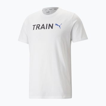 Men's PUMA Graphic Training T-shirt white 523414 02