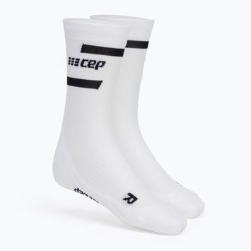 CEP Women's Compression Running Socks 4.0 Mid Cut white