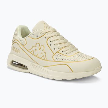 Kappa women's Harlem Emb GC off white/gold shoes