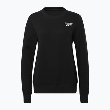 Women's sweatshirt Reebok Identity Small Logo French Terry Crew black