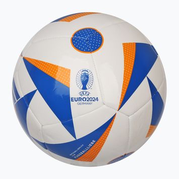 adidas Fussballiebe Club football white/glow blue/lucky orange size 5
