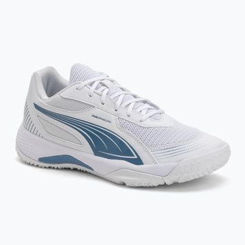 PUMA Solarflash III indoor sports shoe puma white/blue horizon