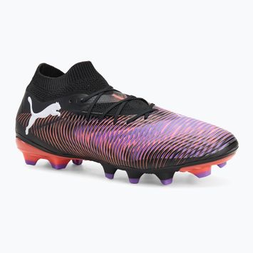 Men's football boots PUMA Future 8 Pro FG/AG puma black/puma white/glowing red
