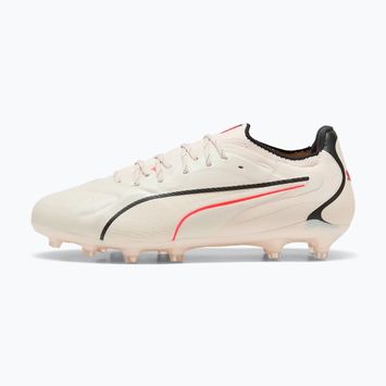 Football boots PUMA King 20 Ultimate FG/AG sugared almond/puma black/ultra red