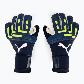 PUMA Future Pro Hybrid Persian blue/pro green goalkeeper's gloves
