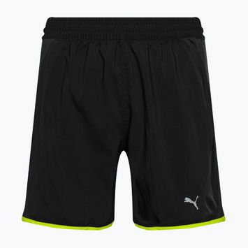 Women's running trousers PUMA Run Favorite Velocity 5" puma black/with lime pow