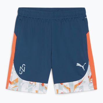 Men's PUMA Neymar JR Creativity Training ocean tropic/hot heat football shorts