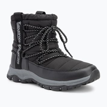 Women's snow boots KangaROOS K-FW Shego jet black / steel grey