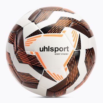 Uhlsport Resist Synergy football white/black/fluo orange size 5