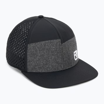 Ortovox Logo Air Trucker black raven baseball cap