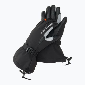 Men's ski gloves ORTOVOX Merino Mountain black raven