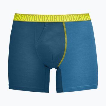 Men's thermal boxer shorts ORTOVOX 150 Essential petrol blue