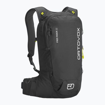 ORTOVOX Free Rider 22 black raven ski backpack