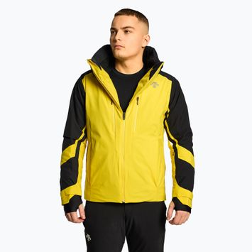 Men's ski jacket Descente Chester marigold yellow