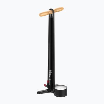 Lezyne Steel HV Floor Drive 3.5 100psi flat black bicycle pump
