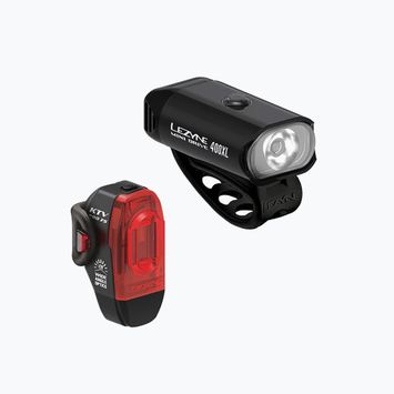 Lezyne Mini Drive 400XL/KTV Pro Usb bike light set black 1-LED-24P-V404
