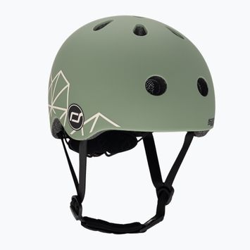 Scoot & Ride helmet XXS-S green lines