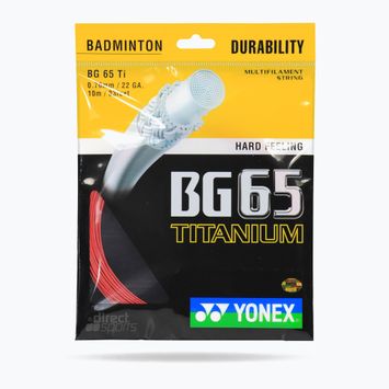 Badminton string YONEX BG 65 Set 10 m white