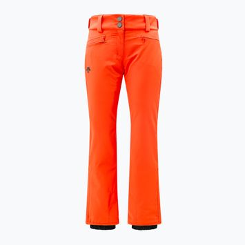 Women's ski trousers Descente Insulated mandarin orange