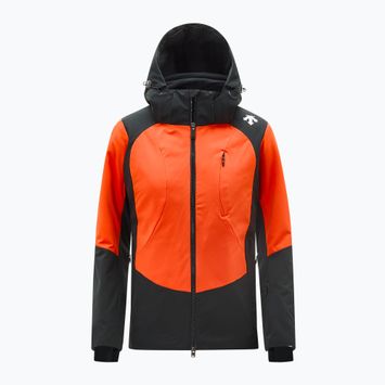 Women's Ski Jacket Descente Down Coat mandarin orange