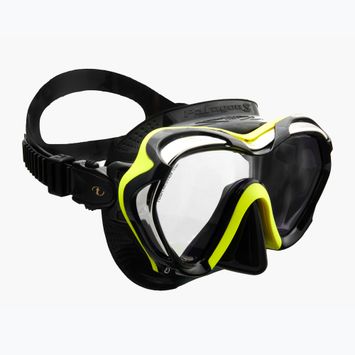 TUSA Paragon S Mask diving mask black and yellow M-1007