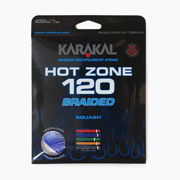 Squash string Karakal Hot Zone Braided 120 11 m blue
