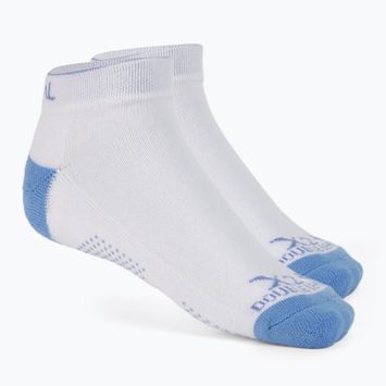 Women's tennis socks Karakal X2+ Trainer white and blue KC536