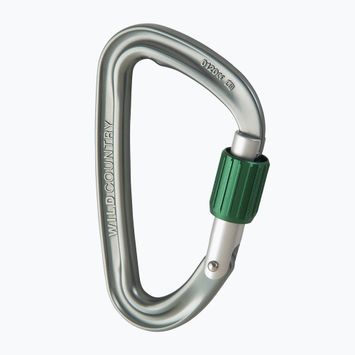 Wild Country Eos gunmetal/green carabiner