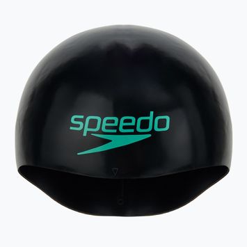 Speedo Fastskin swimming cap black / green