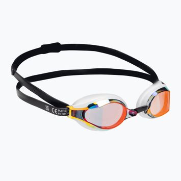Speedo Fastskin Speedsocket 2 Mirror swim goggles black/white/fire gold 8-10897B586