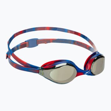 Speedo Hyper Flyer Mirror children's swimming goggles navy/red/grey