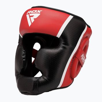 RDX Head Guard Aura Plus T-17 red boxing helmet