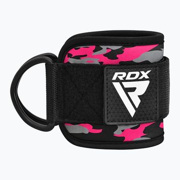 RDX A4 Ankle Hook Straps For Gym Cable Machine pink