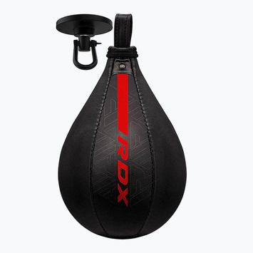 Boxing pearl RDX Speed Ball F6 + Swivel matte red